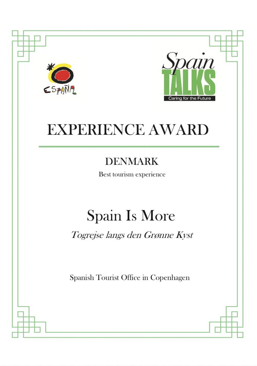 experience award